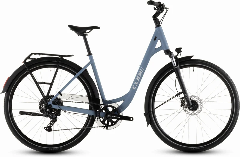Cube Touring One Trekkingrad Easy Entry 28" bluebird´n´grey