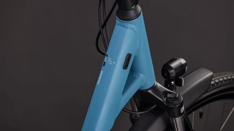 Cube Touring One Trekkingrad Easy Entry 28" bluebird´n´grey