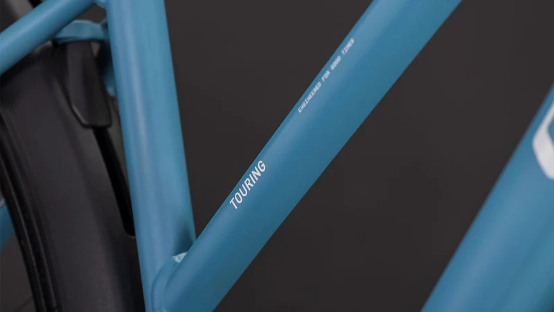 Cube Touring One Trekkingrad Trapeze 28" bluebird´n´grey