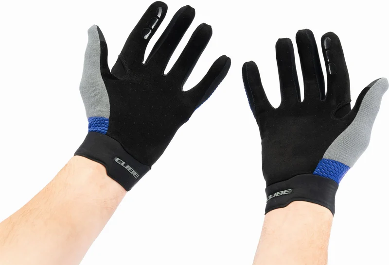 Cube Gravity X Actionteam Handschuhe lang blue