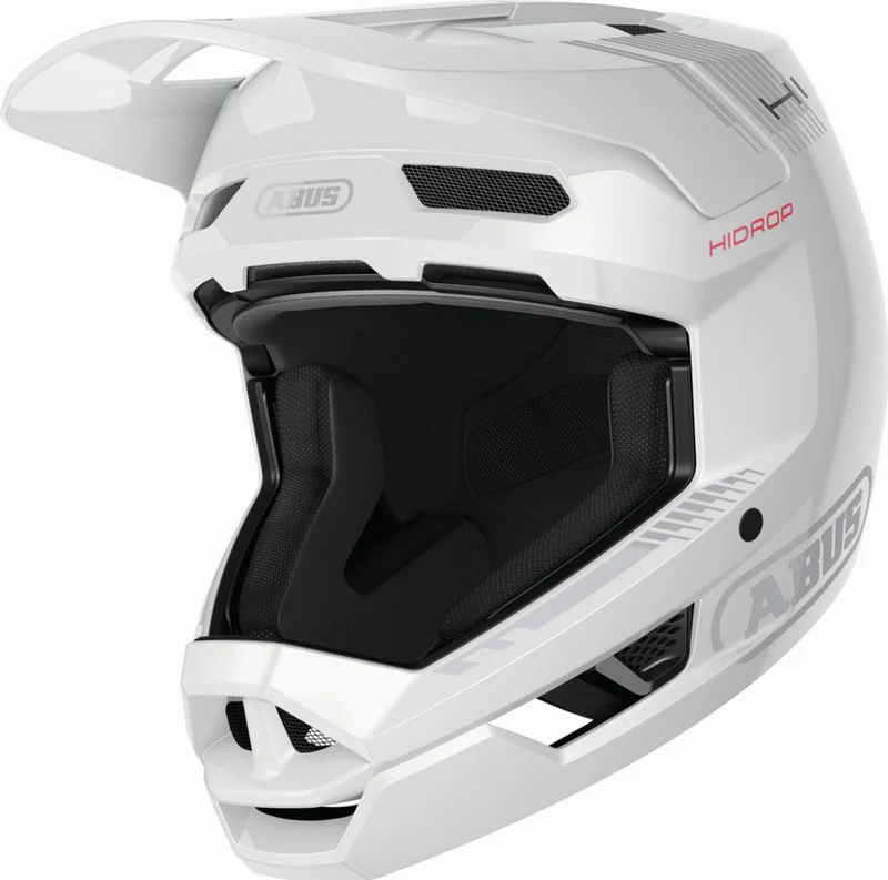 Abus HiDrop MTB-Helm shiny white