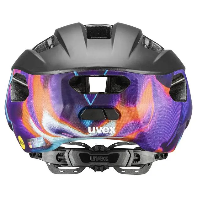 Uvex Rise Pro Mips Rennrad-Helm black-galaxy matt