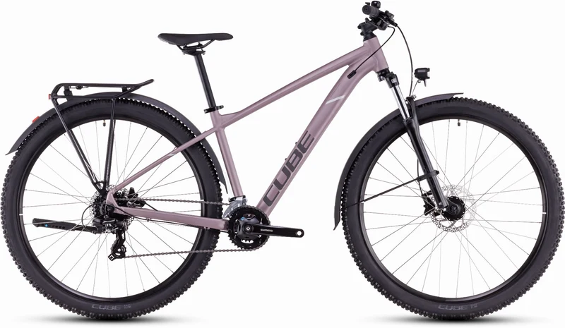 Cube Aim One Allroad MTB-Hardtail Diamant greyishlilac´n´reflect