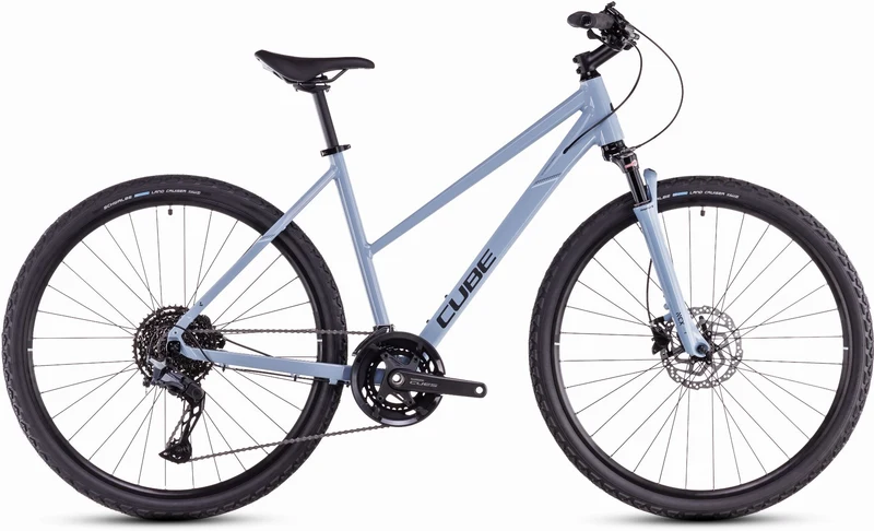 Cube Nature EXC Crossrad Trapeze 28" pigeonblue´n´black