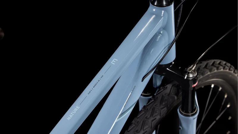 Cube Nature EXC Crossrad Trapeze 28" pigeonblue´n´black