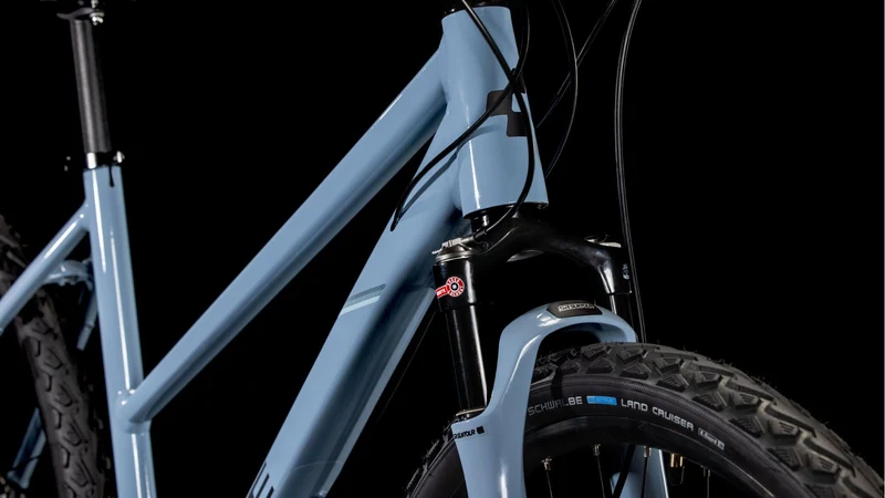 Cube Nature EXC Crossrad Trapeze 28" pigeonblue´n´black