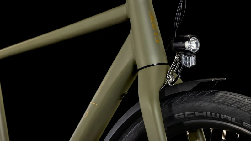 Cube Hyde Pro FE Cityrad Diamant 28" dustyolive´n´gold