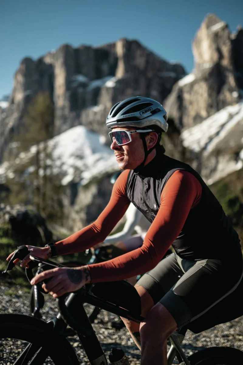 Abus Taipan Rennrad-Helm shiny white