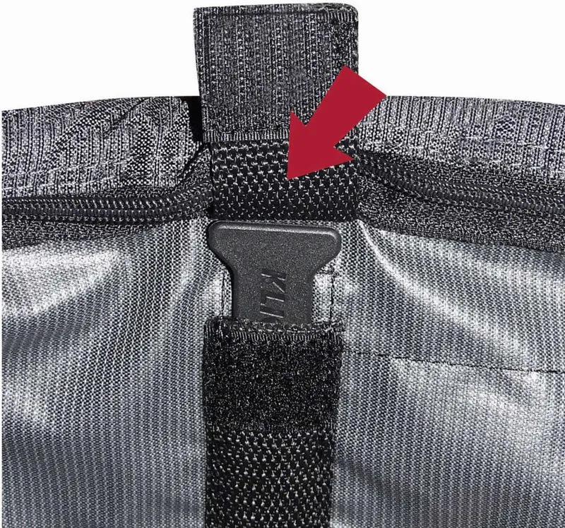 Klickfix Doggy Lenkertasche grau/schwarz