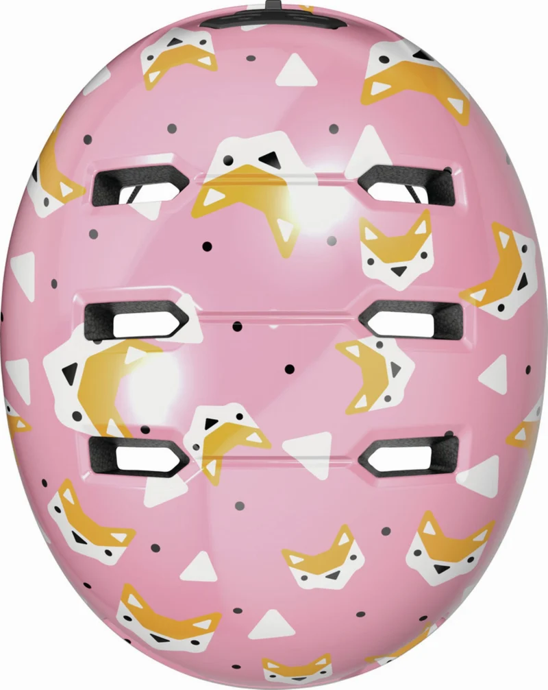 Abus Skurb Kid Kinder-Helm rose foxes