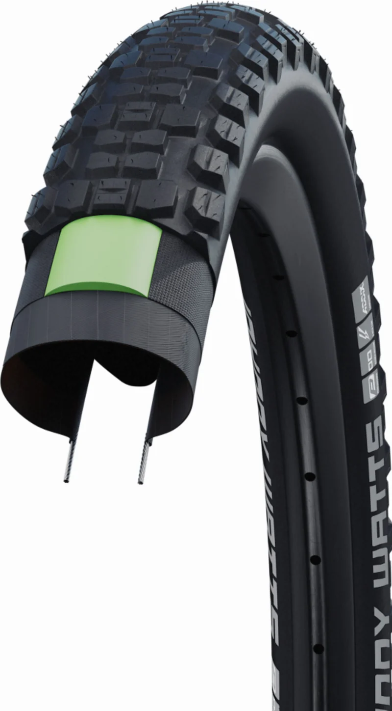 Schwalbe Johnny Watts LR Performance Line, Tube E-Bikes Drahtreifen 27,5", Addix black-reflex