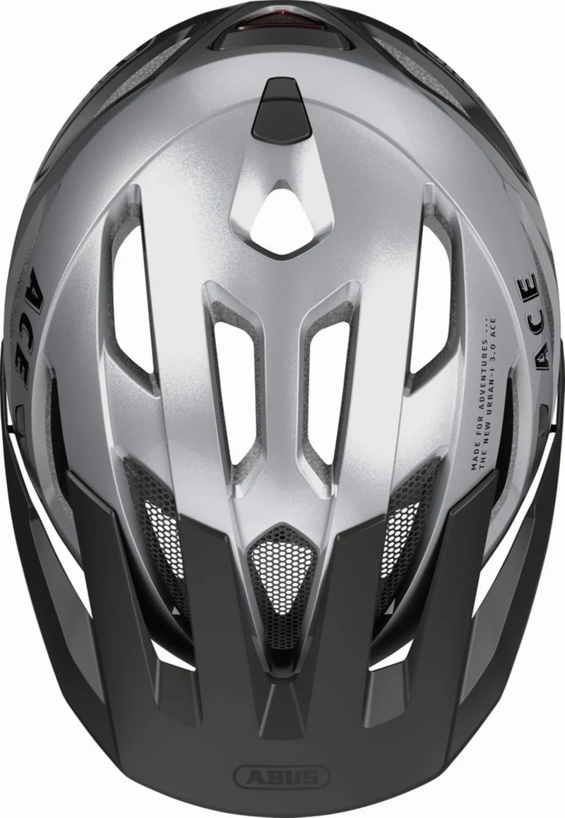 Abus Urban-I 3.0 Ace Helm gleam silver