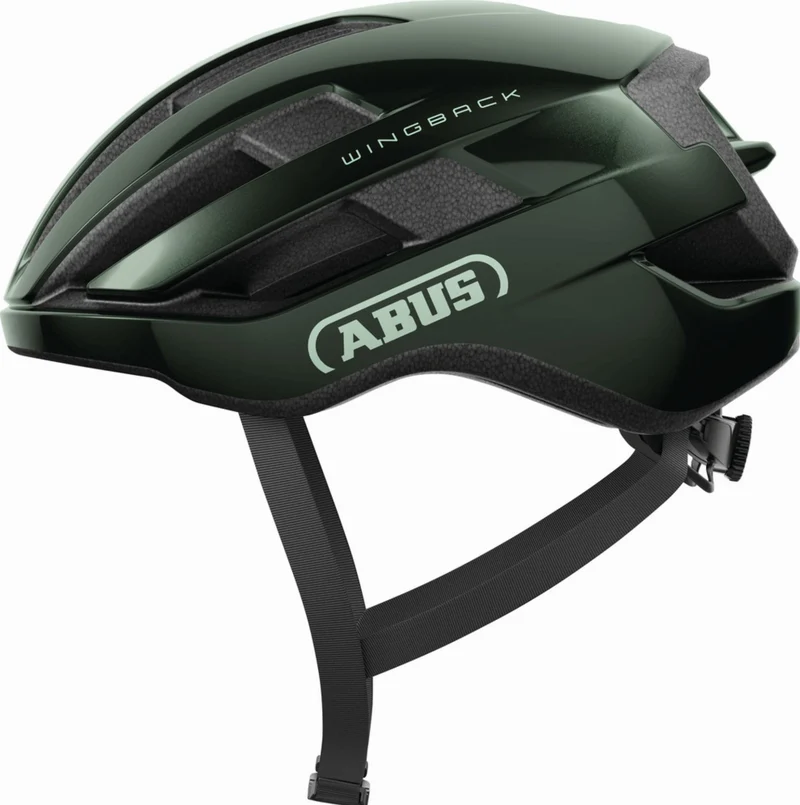 Abus WingBack Rennrad-Helm moss green
