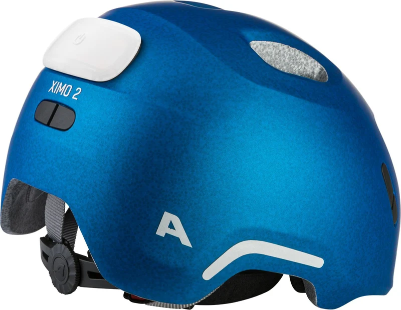 Alpina Ximo 2 Flash Kinder-Helm blue matt