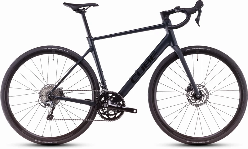 Cube Attain Race Rennrad Diamant 28" night´n´black