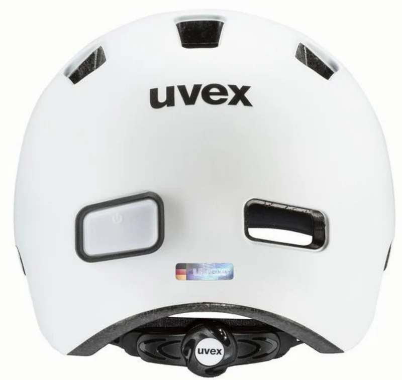 Uvex City 4 Helm white skyfall matt