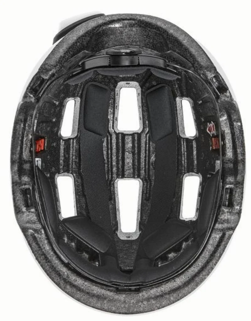 Uvex City 4 Helm white skyfall matt