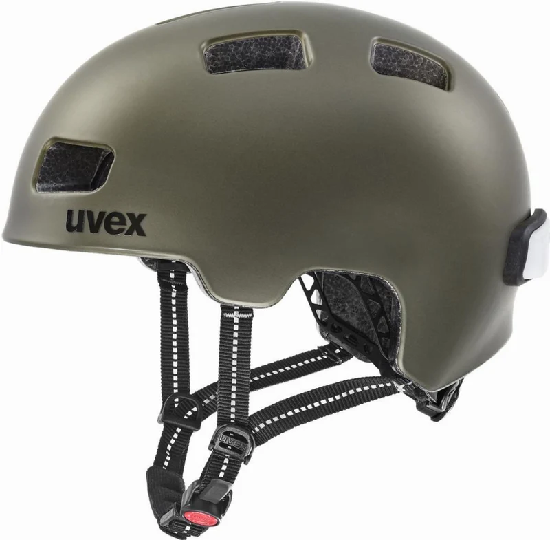 Uvex City 4 Helm green smoke matt