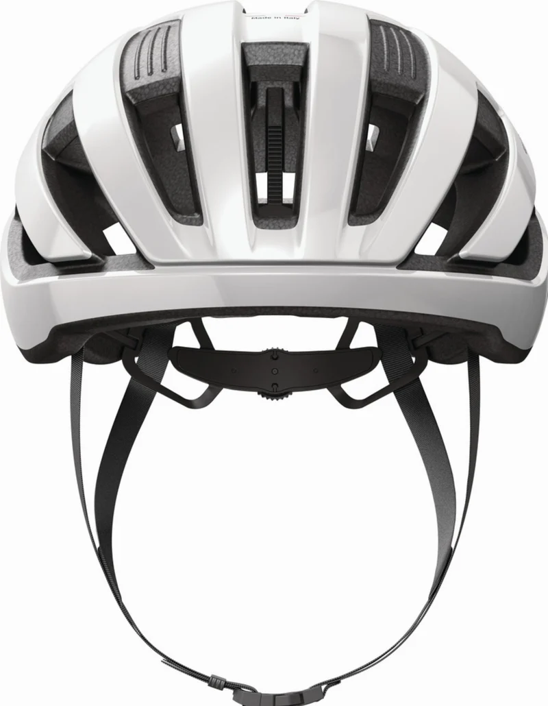 Abus WingBack Rennrad-Helm shiny white