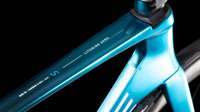 Cube Litening Aero C:68X SLX Rennrad Diamant 28" chromeblue´n´liquidblue