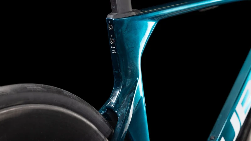 Cube Litening Aero C:68X SLX Rennrad Diamant 28" chromeblue´n´liquidblue