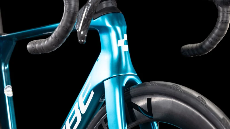 Cube Litening Aero C:68X SLX Rennrad Diamant 28" chromeblue´n´liquidblue