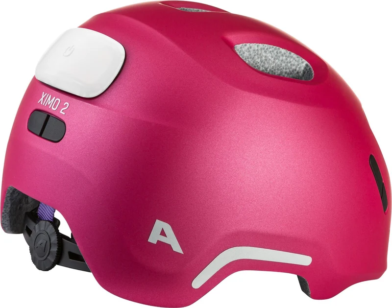 Alpina Ximo 2 Flash Kinder-Helm deep rose violet matt