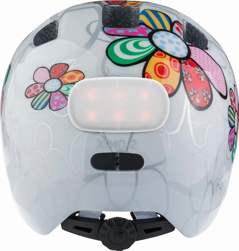 Alpina Ximo 2 Flash Kinder-Helm white flower gloss