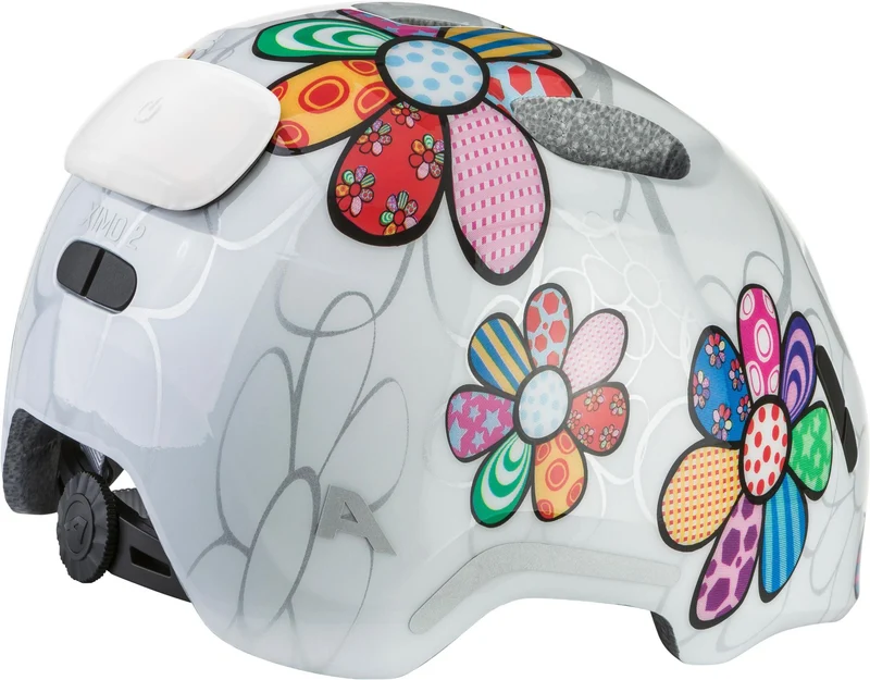 Alpina Ximo 2 Flash Kinder-Helm white flower gloss