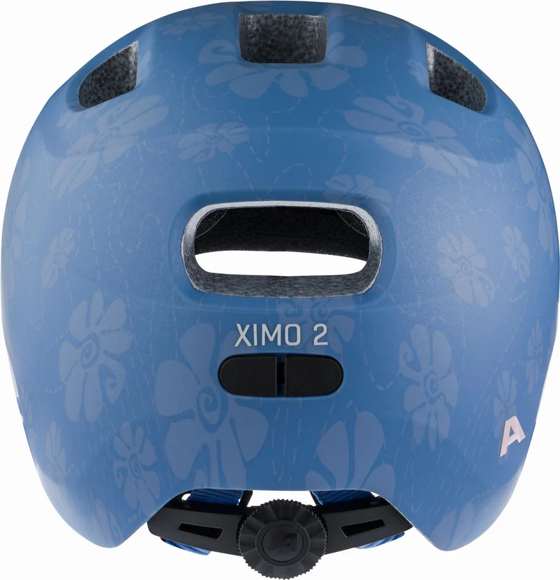 Alpina Ximo 2 LE Kinder-Helm soft blue flowers matt
