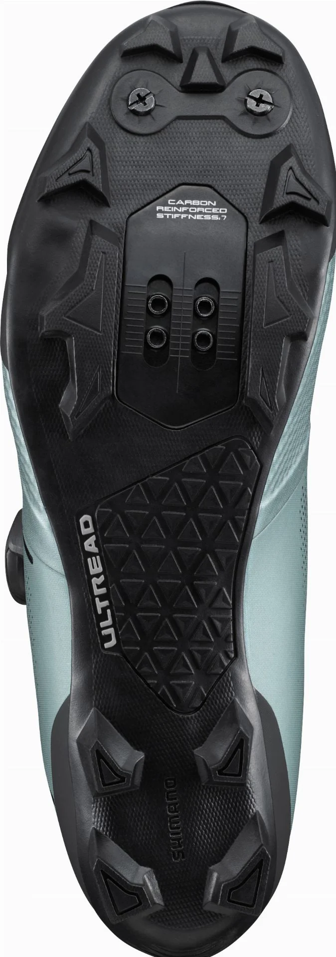 Shimano XC503 MTB-Schuhe SPD breite Ausführung ice blue