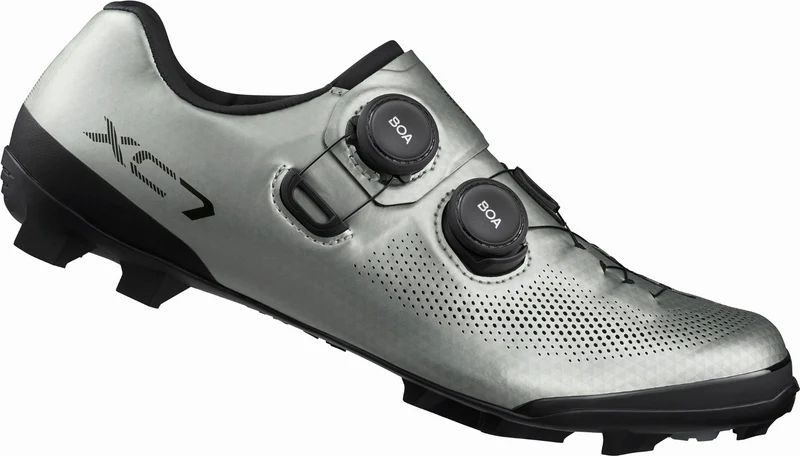 Shimano XC703 MTB-Schuhe SPD breite Ausführung silver