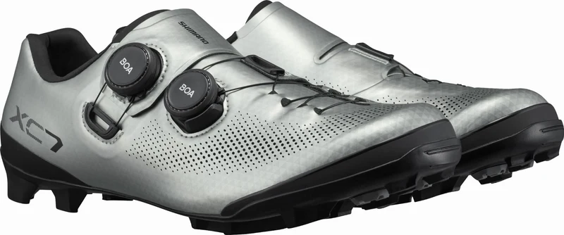 Shimano XC703 MTB-Schuhe SPD breite Ausführung silver