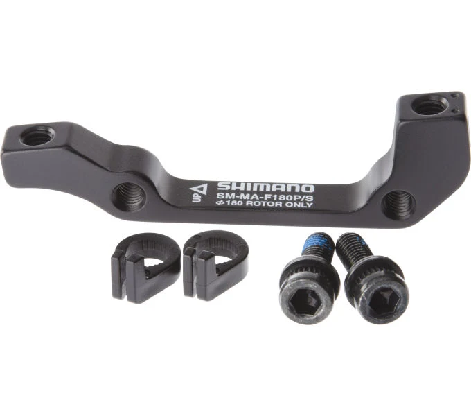 Shimano Scheibenbremsadapter 180 mm für Gabel IS auf Postmount