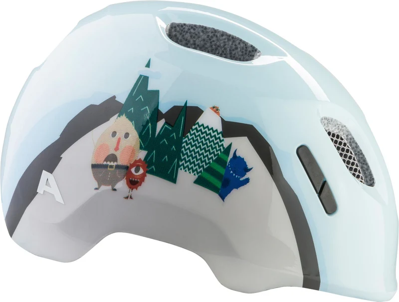 Alpina Ximo 2 Kinder-Helm mountain monster gloss