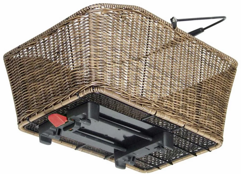 KLICKfix Structura GT Hinterradkorb für Racktime braun fein