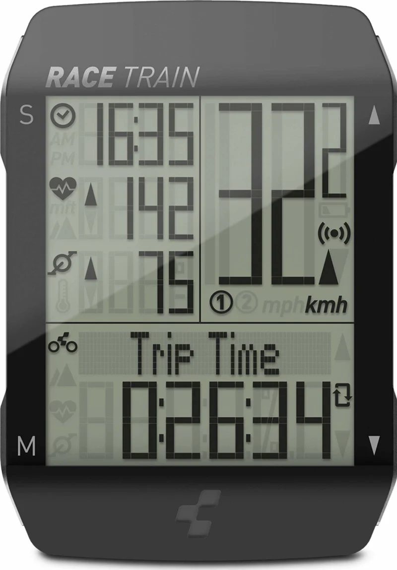 Cube Fahrradcomputer RACE TRAIN black´n´anthracite metallic