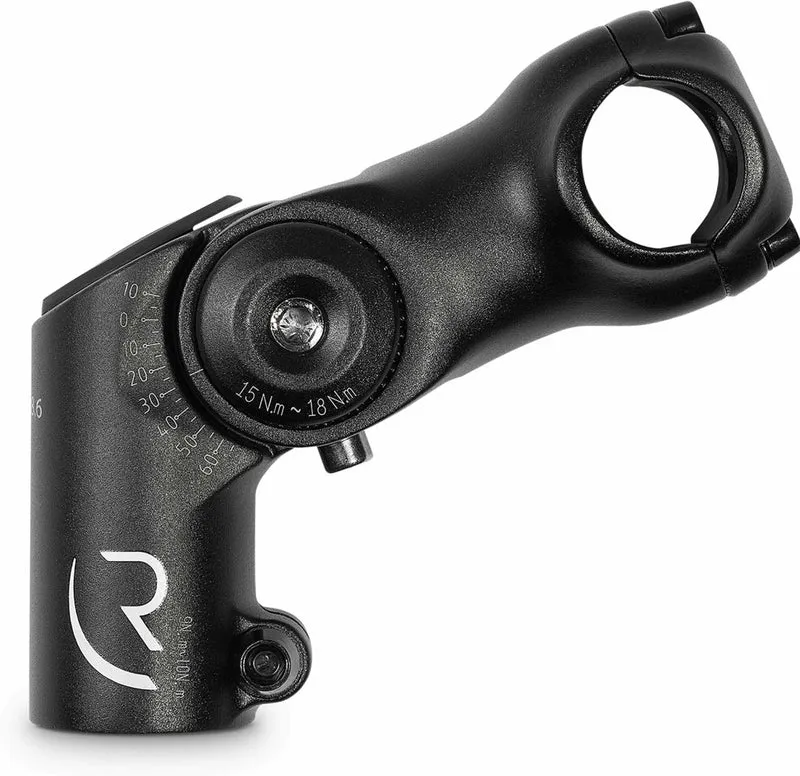 RFR erhöhter verstellbarer Vorbau TREKKING black 25,4 mm 80 mm