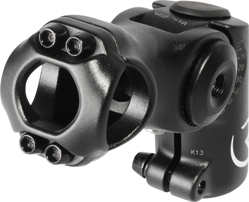 RFR erhöhter verstellbarer Vorbau TREKKING black 25,4 mm 80 mm
