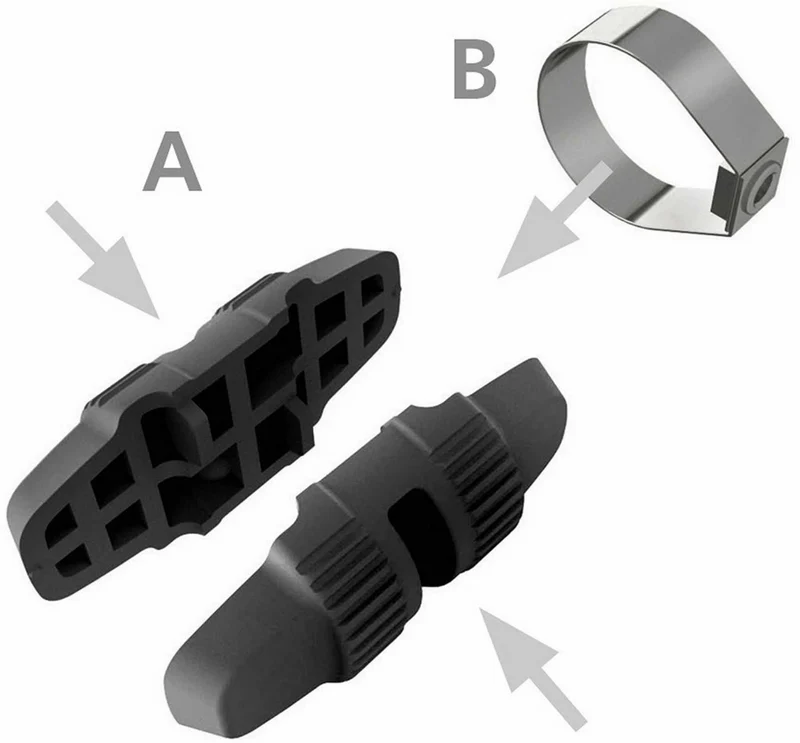 Klickfix Contour Satteladapter schwarz