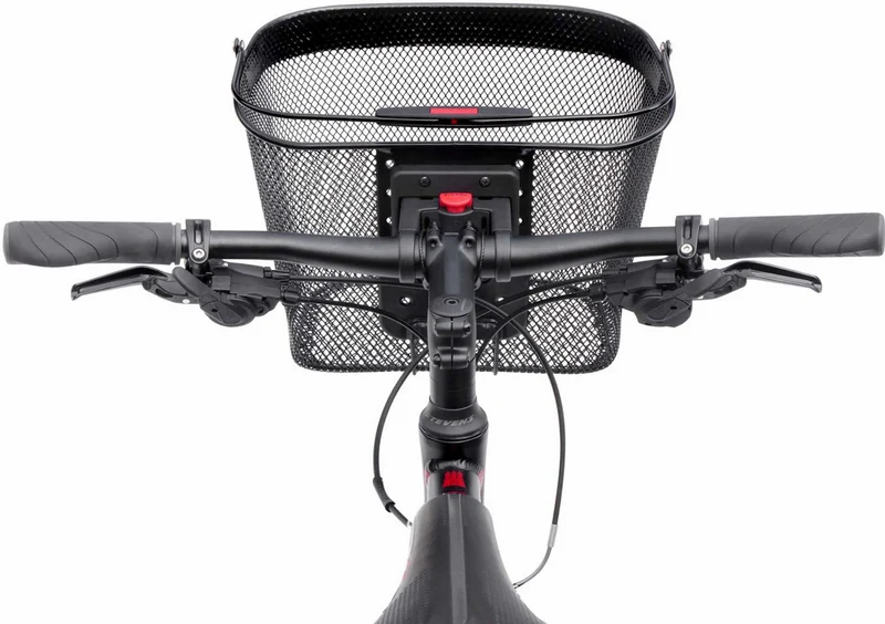 KLICKfix Uni reflect Fahrrad/Lenkerkorb schwarz