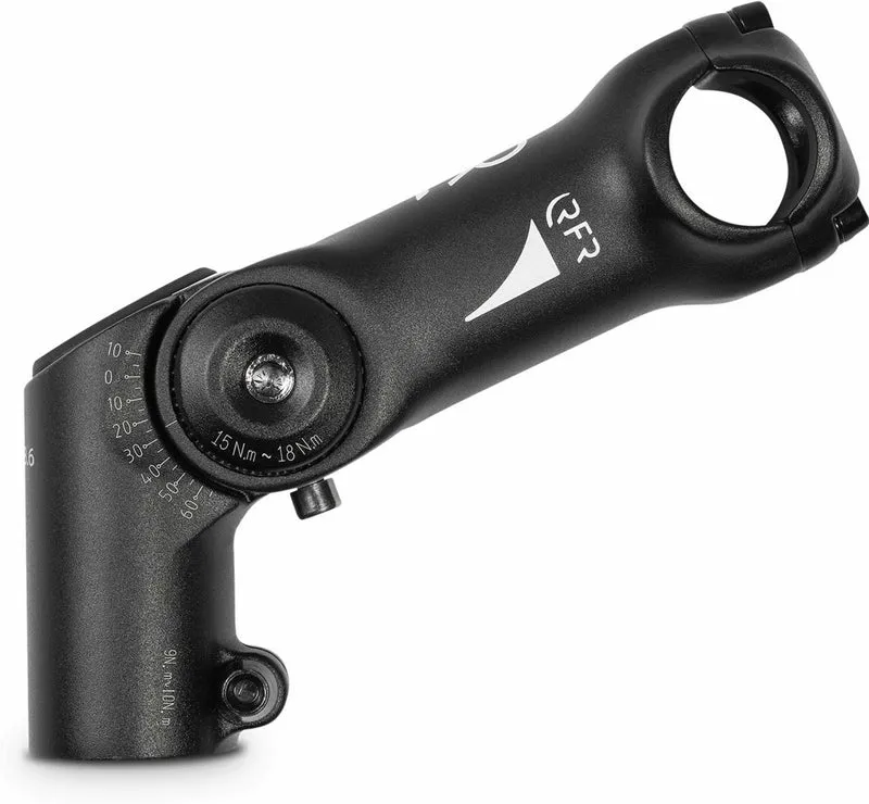 RFR erhöhter verstellbarer Vorbau TREKKING black 25,4 mm x 120 mm