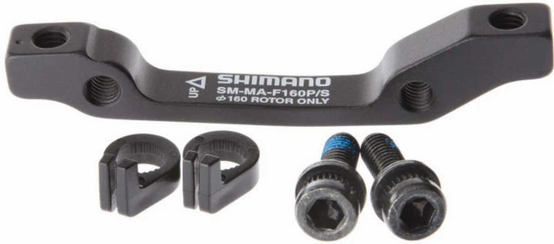Shimano Scheibenbremsadapter 160 mm für Gabel IS auf PM (Postmount)