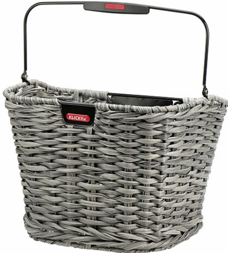 KLICKfix Structura Fahrrad/Lenkerkorb schilf grau