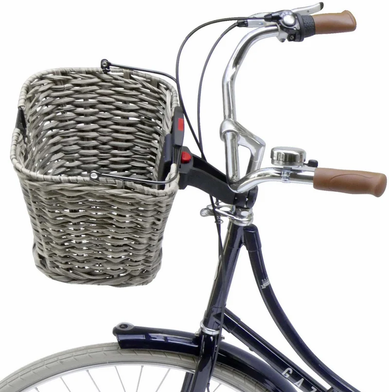 KLICKfix Structura Fahrrad/Lenkerkorb schilf grau