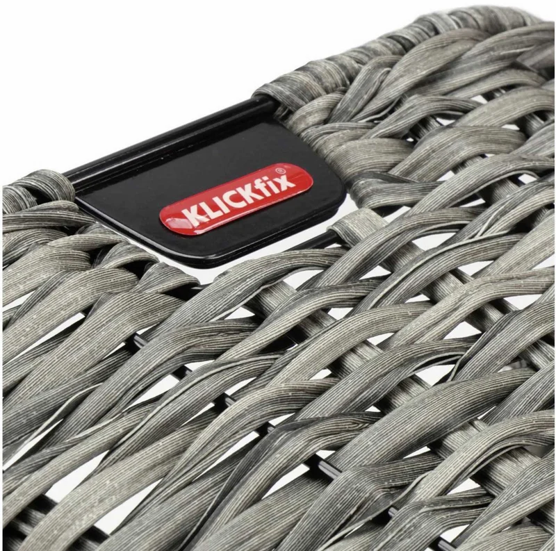 KLICKfix Structura Fahrrad/Lenkerkorb schilf grau
