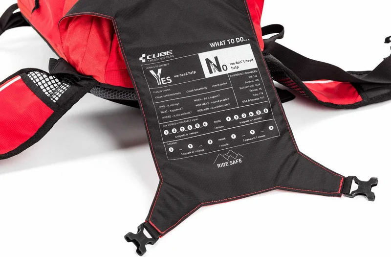 Cube EDGE TRAIL Rucksack red