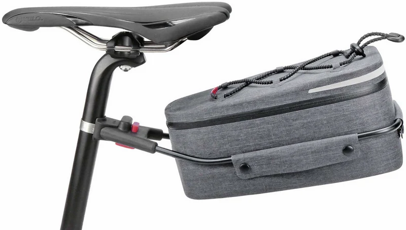 KLICKfix Contour Satteltasche waterproof 4 L grau