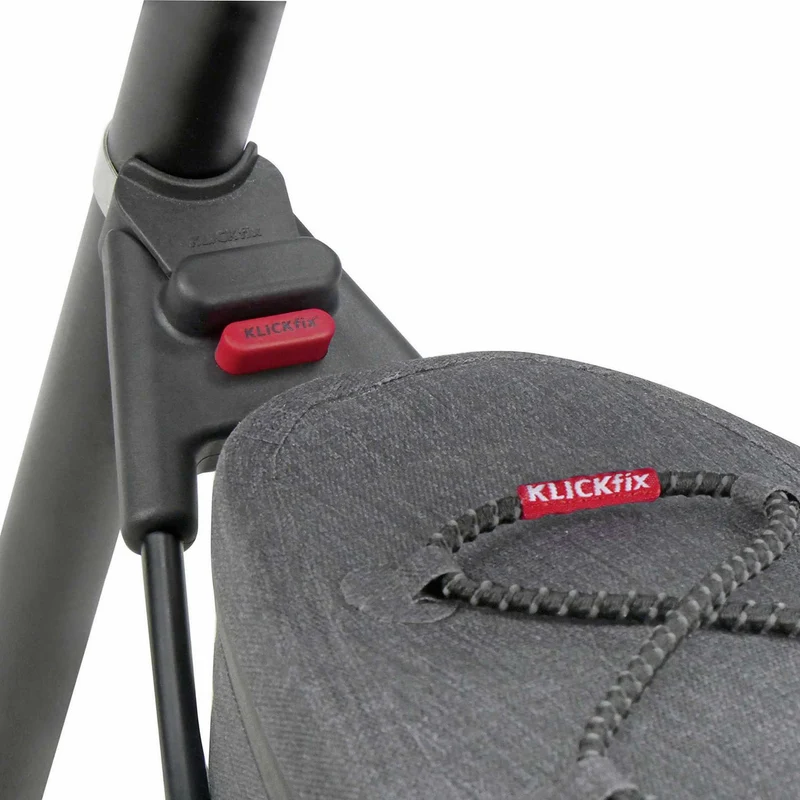 KLICKfix Contour Satteltasche waterproof 4 L grau