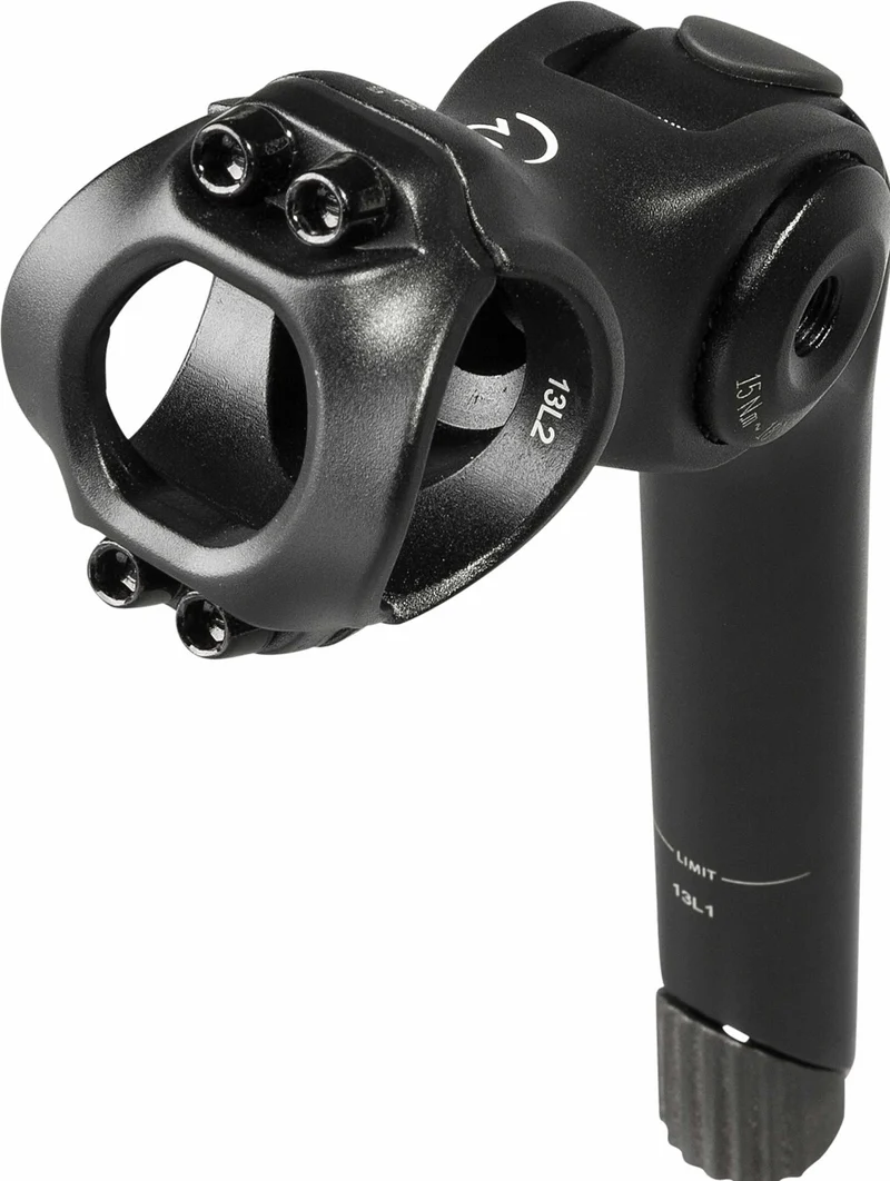 RFR verstellbarer Vorbau mit Schaft Trekking black 25,4 mm